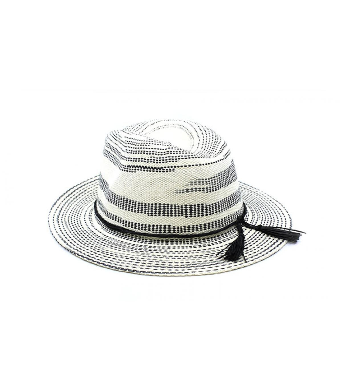 Seeberger strisce di cappello di paglia Seeberger strisce di cappello di paglia